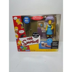 Playmates The Simpsons SPRINGFIELD DMV PlaySet SELMA BOUVIER Figure WOS